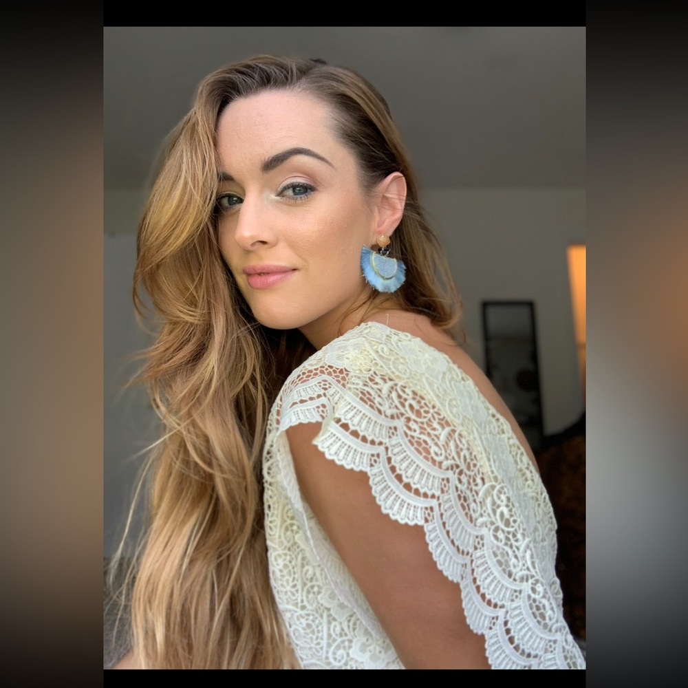 Beautiful cream lace romper